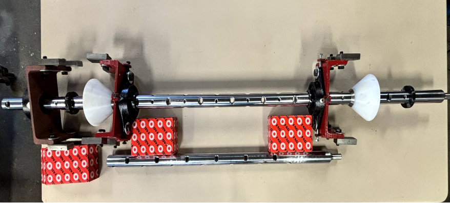 Portable Line Boring Set B series with two bars and two cones attached